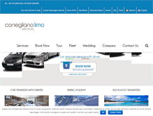 Tablet Screenshot of coneglianolimoservice.com